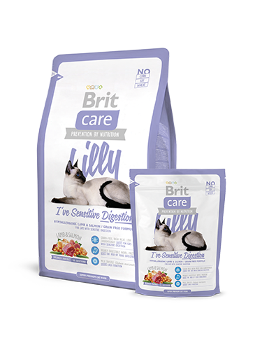 Brit Care Cat Lilly I've Sensitive Digestion - Зоомагазин R-cat.by