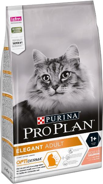 Purina Pro Plan Elegant OptiDerma Adult (Лосось)  - Зоомагазин R-cat.by