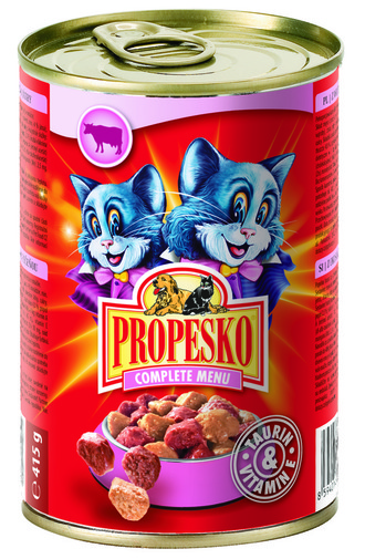 Propesko Chunks Cat Beef and Liver - Зоомагазин R-cat.by