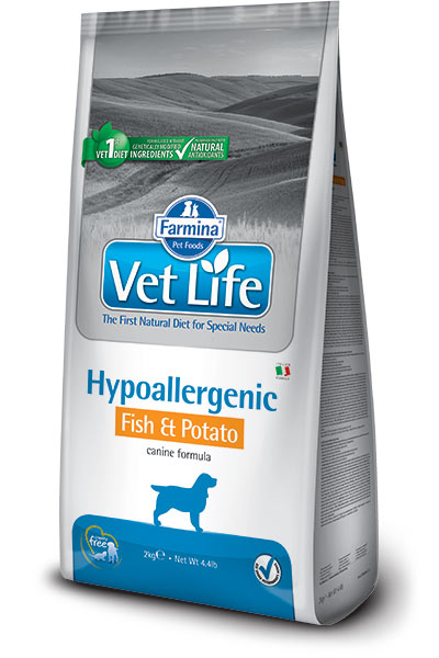 Farmina Vet Life Dog Hypoallergenic Fish&Potato - Зоомагазин R-cat.by