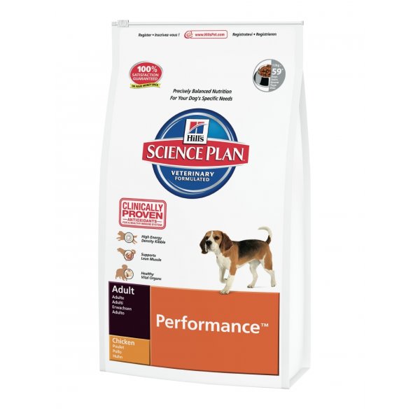 Hill's Science Plan Canine Adult Performance Chicken - Зоомагазин R-cat.by