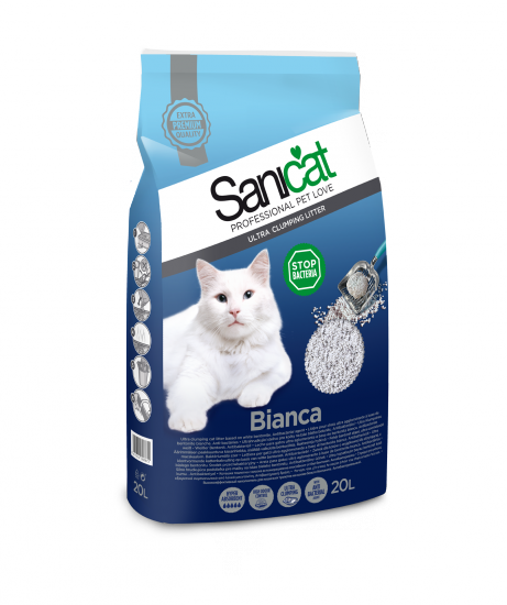 Sanicat Professional White Bentonite - Зоомагазин R-cat.by