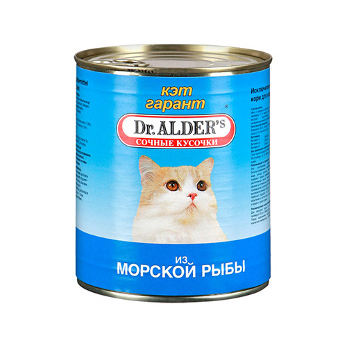 Dr Alder's Кэт Гарант из морской рыбы - Зоомагазин R-cat.by