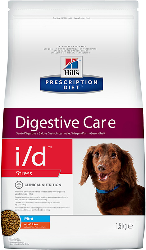 Hill's Prescription Diet i/d Stress Mini Digestive Care  - Зоомагазин R-cat.by