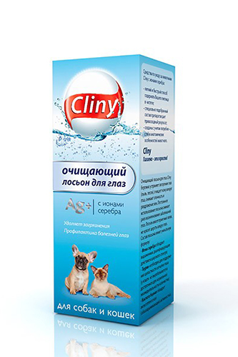 Экопром Cliny Лосьон очищающий для глаз - Зоомагазин R-cat.by