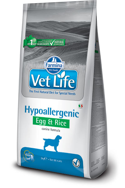 Farmina Vet Life Dog Hypoallergenic Egg&Rice - Зоомагазин R-cat.by