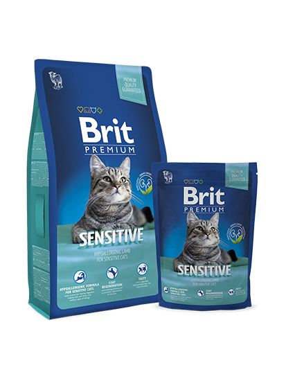 Brit Premium Cat Sensitive - Зоомагазин R-cat.by