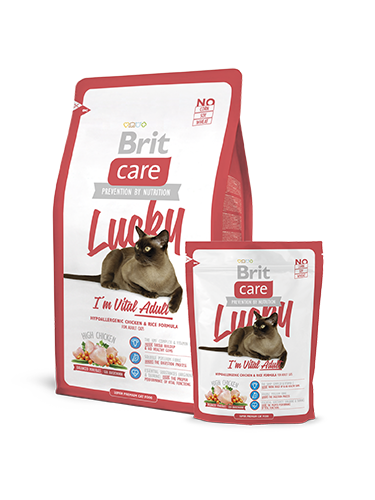 Brit Care Cat Lucky I'm Vital Adult - Зоомагазин R-cat.by