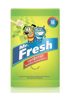 Экопром Mr.Fresh Салфетки антибактериальные - Зоомагазин R-cat.by