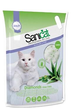 SANICAT Professional Diamonds Aloe Vera - Зоомагазин R-cat.by