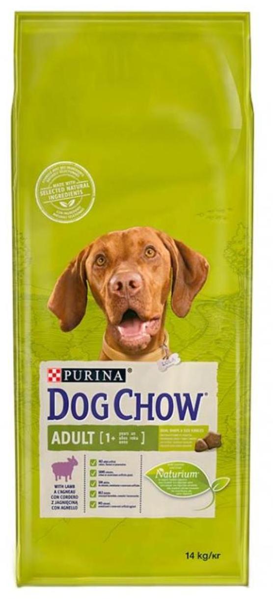 Dog Chow Adult Lamb&Rice - Зоомагазин R-cat.by