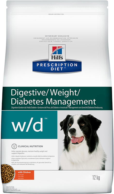 Hill's Prescription Diet w/d Digestive/Weight Management - Зоомагазин R-cat.by