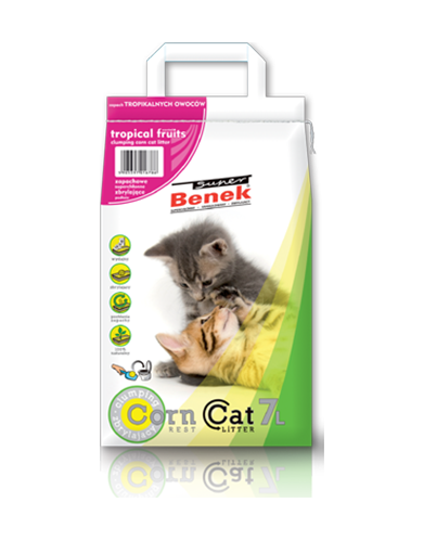 Super Benek "Corn Cat" Тропические фрукты - Зоомагазин R-cat.by