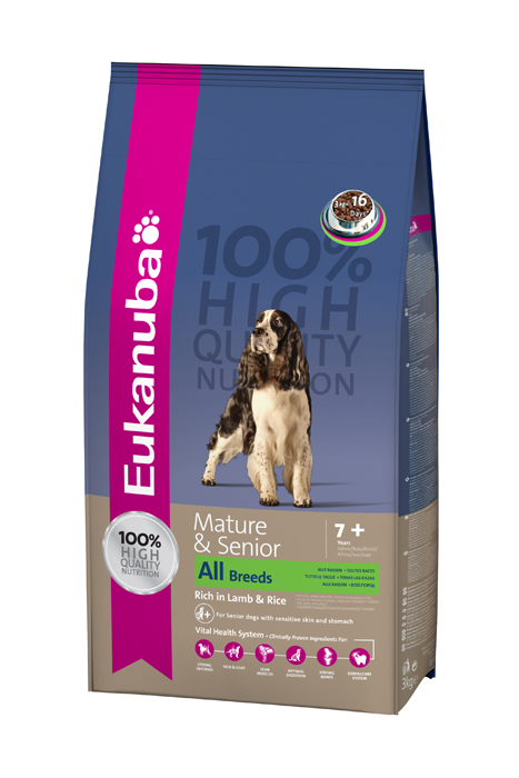 Eukanuba Mature&Senior All Breeds rich in Lamb&Rice