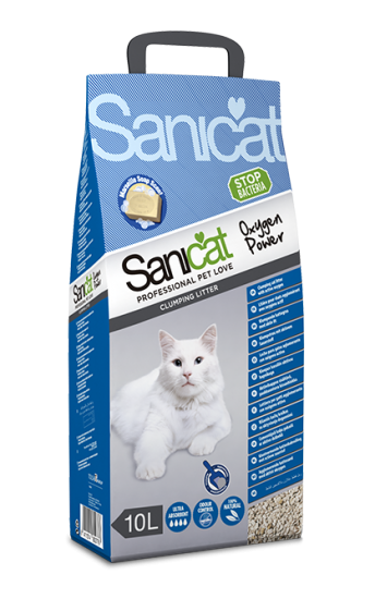 Sanicat Clumping Oxygen Power - Зоомагазин R-cat.by