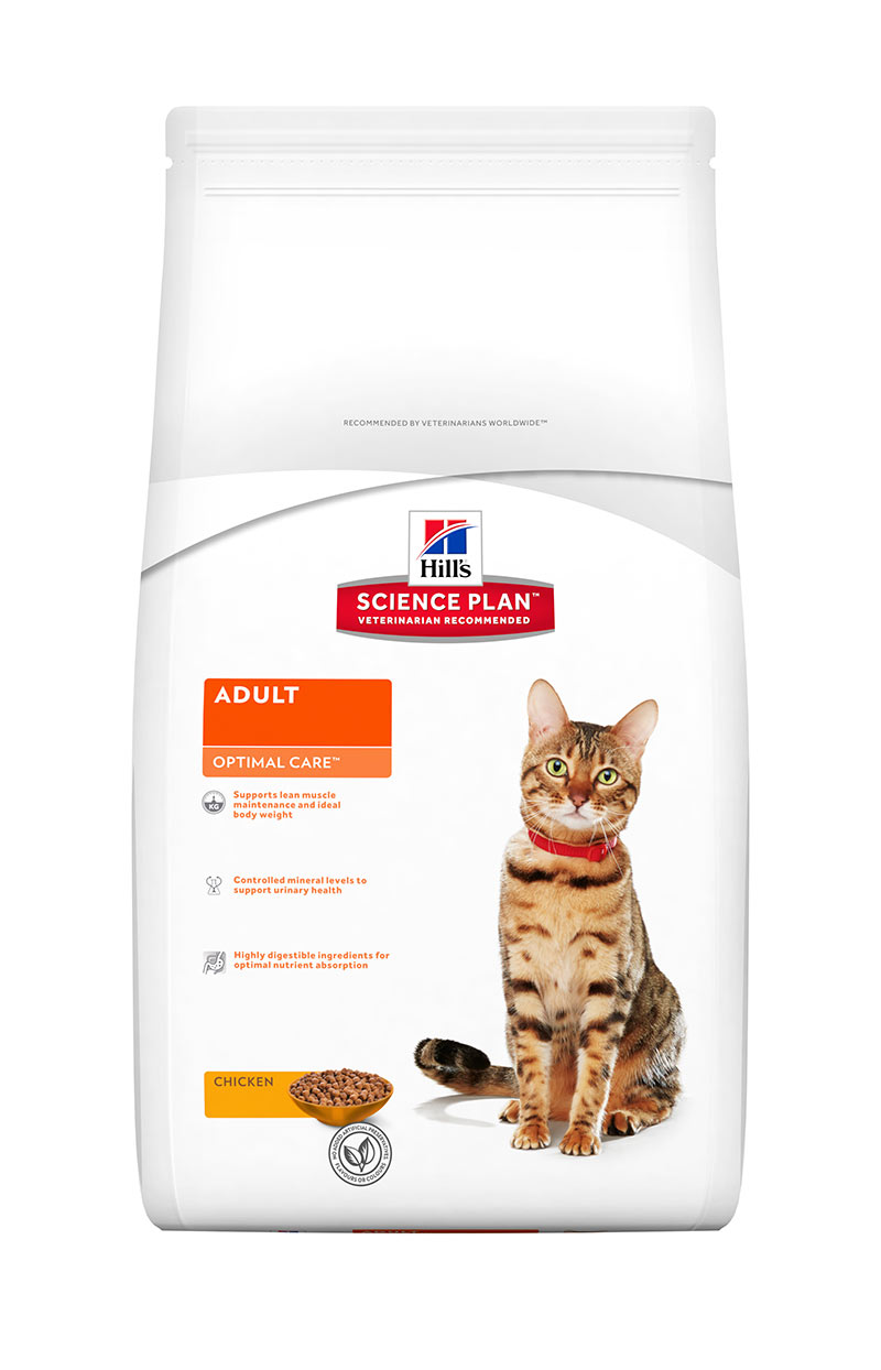 Сухой корм Hills Science Plan Feline Adult Optimal Care Rabbit - Зоомагазин R-cat.by