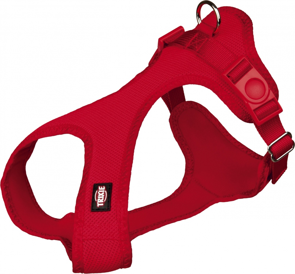 Trixie Comfort Soft Touring Harness Red