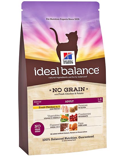 Hill's IB Feline Adult No Grain with Fresh Chicken and Potato - Зоомагазин R-cat.by