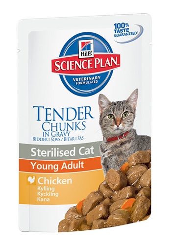 Hills Science Plan Feline Sterilised Cat Young Adult Chicken - Зоомагазин R-cat.by