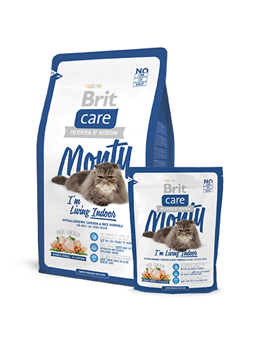 Brit Care Cat Monty I'm Living Indoor - Зоомагазин R-cat.by