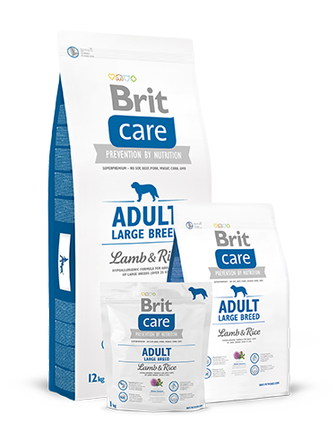 Brit Care Adult Large Breed Lamb & Rice - Зоомагазин R-cat.by