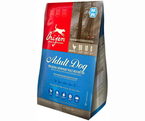 Orijen Adult Dog Freezе-Dried 90/20 - Зоомагазин R-cat.by