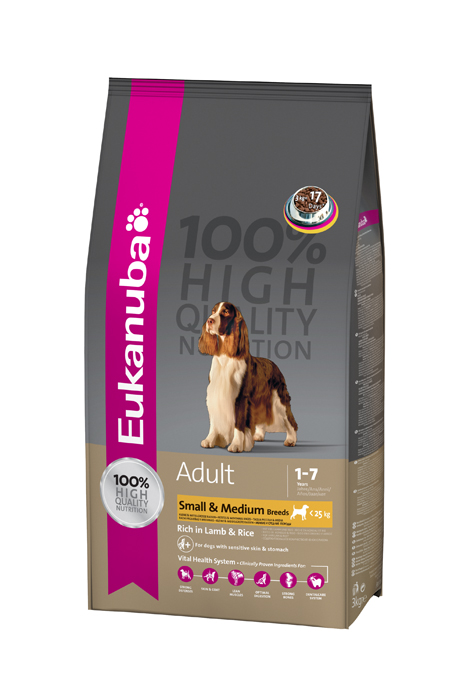 Eukanuba Adult Small&Medium Lamb&Rice