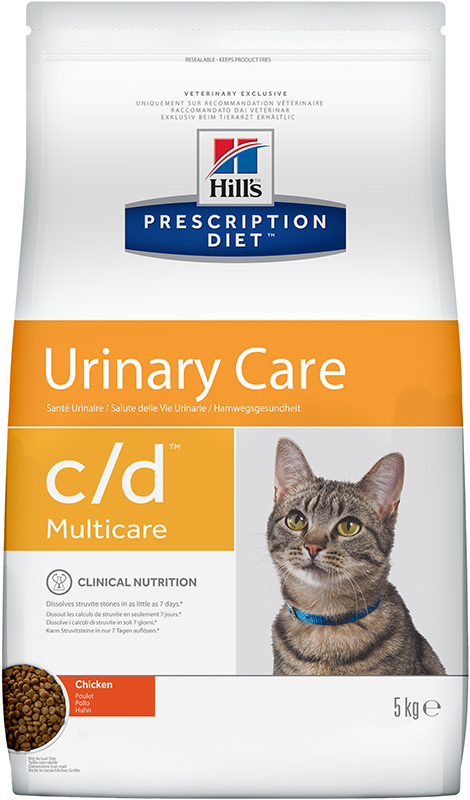 Hill's Prescription Diet c/d Multicare Urinary Care (Курица) - Зоомагазин R-cat.by