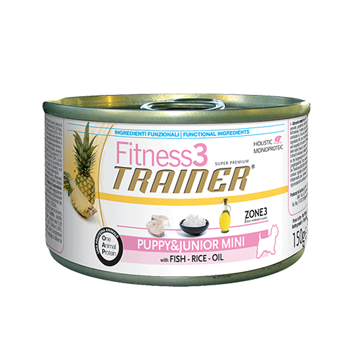 Trainer Fitness Puppy & Junior Mini Fish & Rice - Зоомагазин R-cat.by